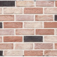 Плитка Бостон 20 Темно-красный с подпалом, Loft Brick